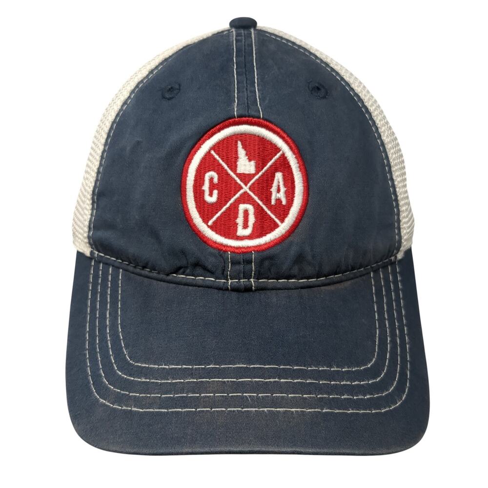 Cda Idaho Snapback Trucker Hat Blue Os Adjustable Mesh Back Pacific Headwear